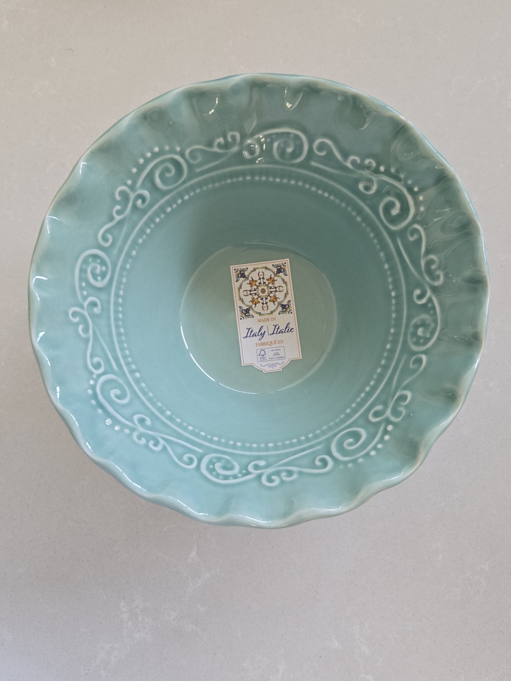 Set of 4 Maioliche Jessica Italian 7" bowls * Made in Italy